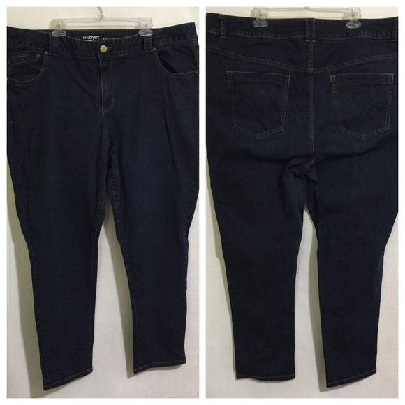 Lane Bryant Denim - Lane Bryant Sz 26 Jeggings Dark Wash